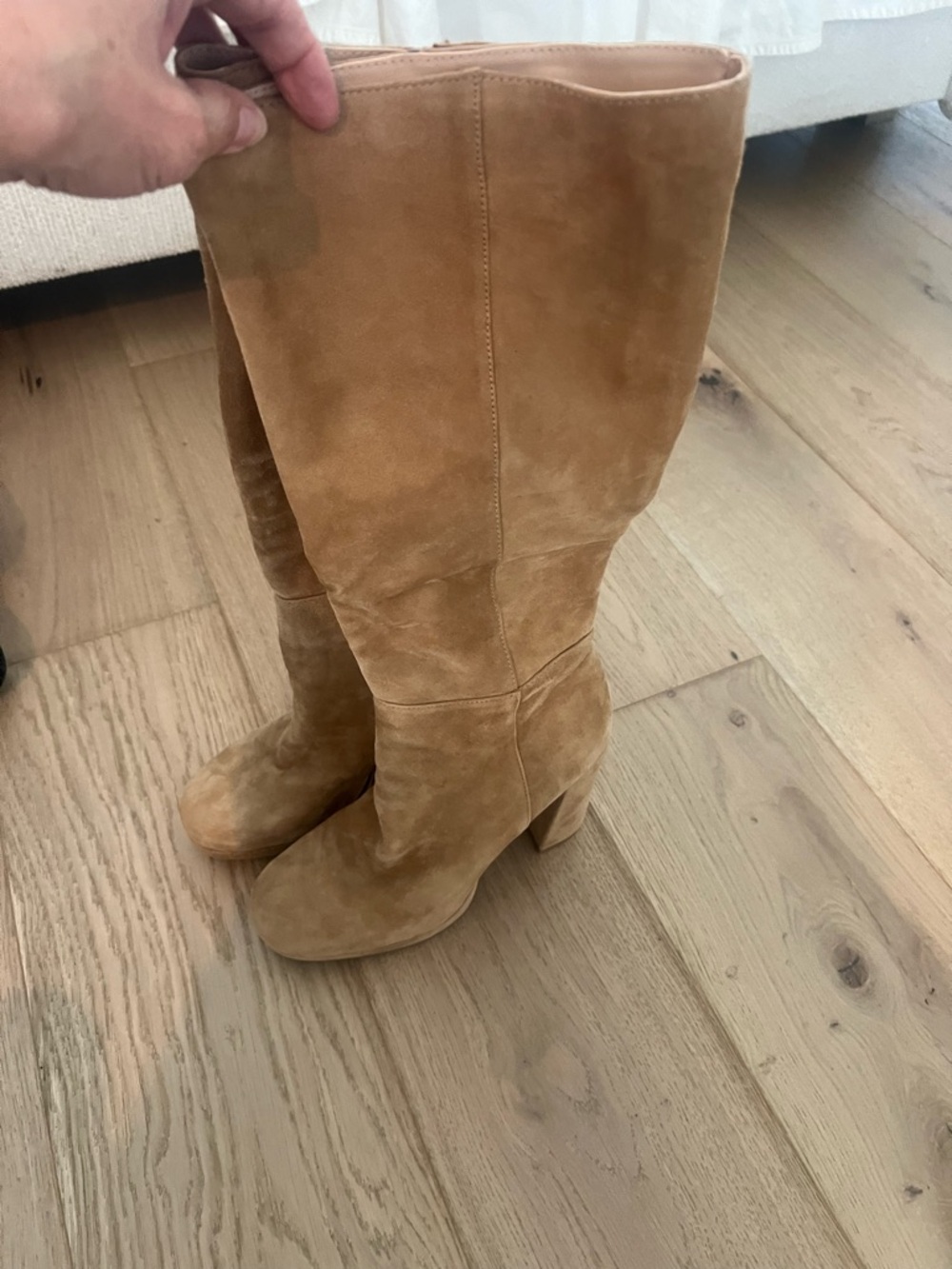 Steve Madden Tan Leather Boots (Size 9.5M)